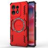 For Motorola Edge 50 Pro 5G Magnetic Case Butterfly Armor Hollow Heat Dissipation PC + TPU Phone Cover