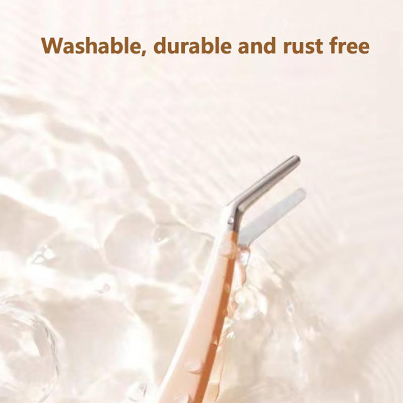 1 Pcs Eyelash Tweezers Extension Stainless Steel Superhard Tweezers With Fiber Tips High Precision Anti-Static Tweezers