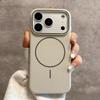 Frosted Leather Texture Magnetic For Magsafe Case For iPhone 17 Air 17E 16 16E 15 14 Plus 13 12 11 Pro Max Luxury TPU Cover