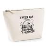 Toiletry Bag - PLANETEE - I Can't Minimalist (Fly Fishing) - 100% Cotton - 3 L - Metal Zip