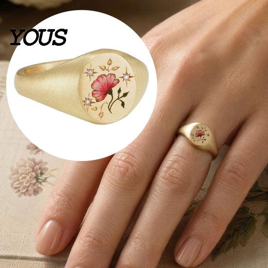 Electroplated Ring Finger Ring, Butterfly Heart Rabbit Pattern Band, Imitation Design Technology for Lover Daily Wear Accessories Special-shaped