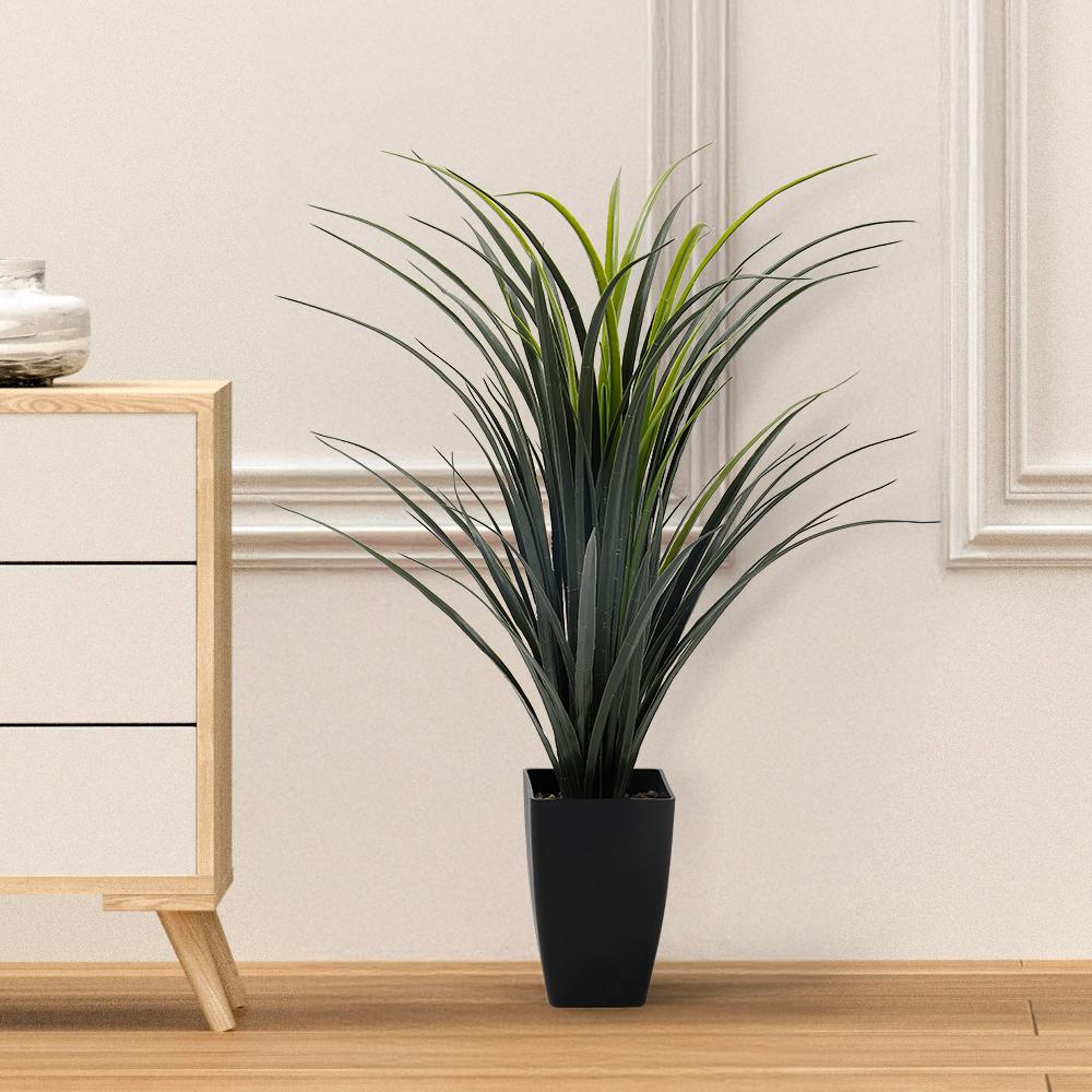 Artificial Plastic Flower Potted Plants - Home/Office/Wedding Decor, Desktop Bonsai Gift for Balcony/Party, Fake Plants Ornament