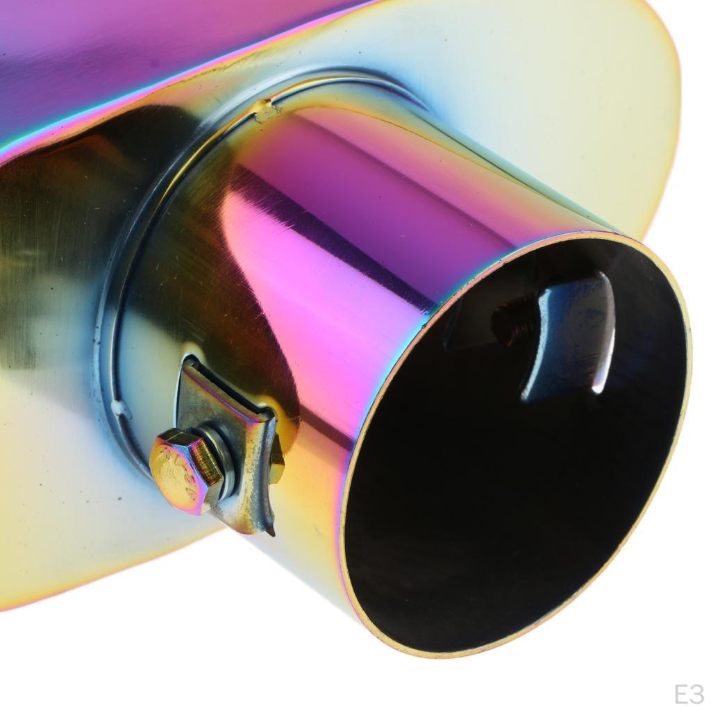 Anti- Polished Outlet Exhaust Tail Tip Muffler