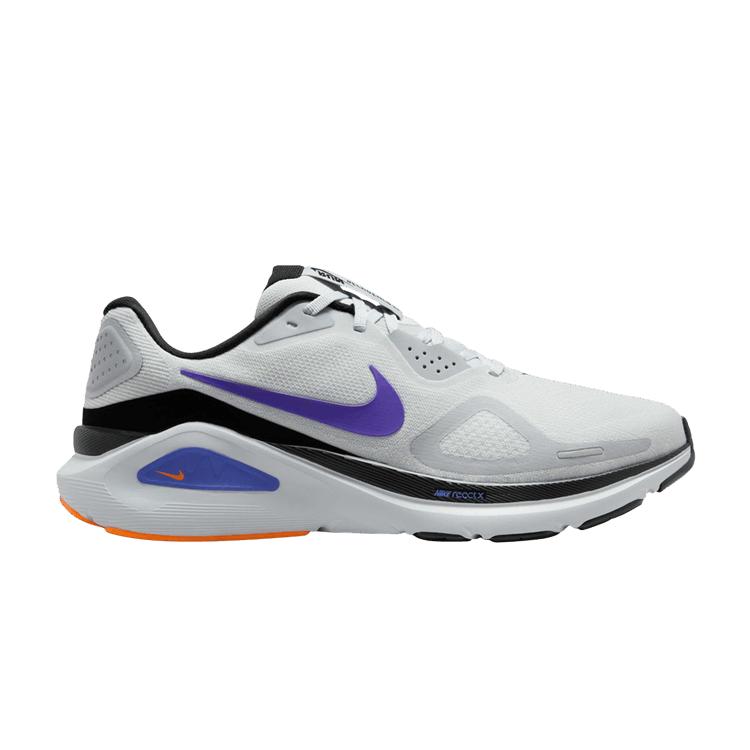 

Nike Structure 26 Pure Platinum Persian Violet Unisex Sneakers White Wolf-Grey Total-Orange HJ1102-004 40