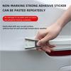 2Pcs Universal Anti-Collision Protector Rubber Car Door Products Auto Front And Rear Corner Bumper Cover Guard Lip Strip Sticker Interior Mirrors 6
