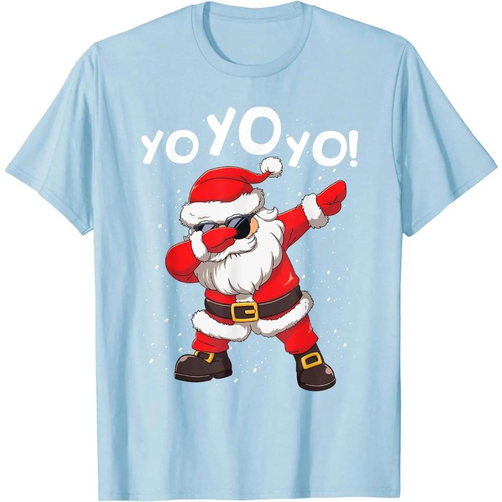 Dabbing Santa Claus Funny Xmas Dab Dance Boys Men Christmas T-Shirt