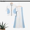 ZANZEA Women Short Sleeve T-Shirts and Long Pants Summer Two Piece Suit Sets
