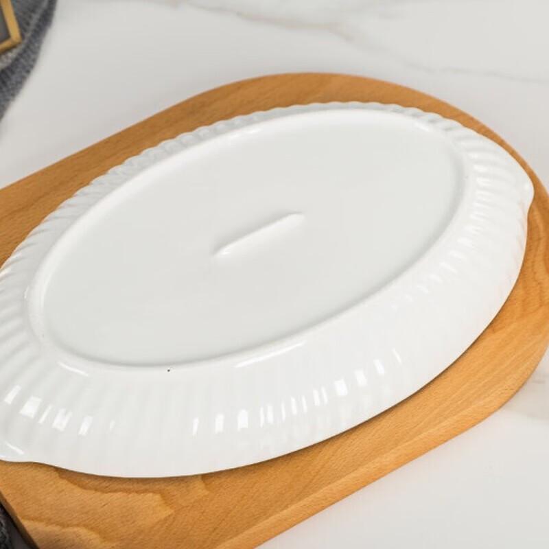 Churong Outdoor Portable Ceramic Fish Plate