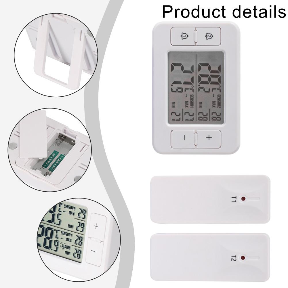 Wireless Indoor/Outdoor Electronic Thermometers Refrigerator For Freezers And Wine Cellar Thermometer Detectors