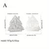 Christmas Tree House Plugin Decoration Gypsum Mold DIY Silicone Mold