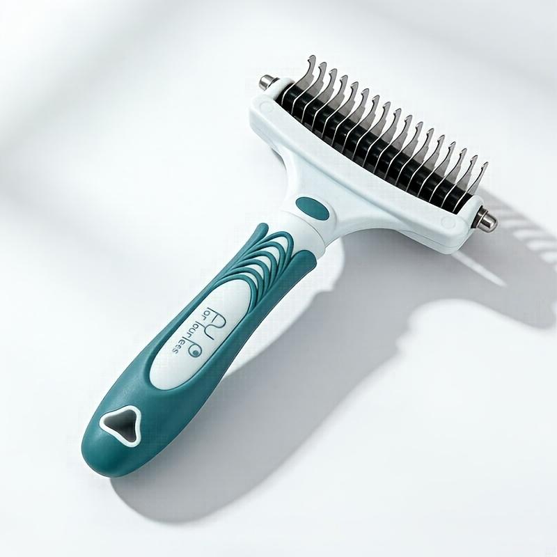 Stainless Steel Pin Rake Comb Professional Grooming Detangling Brush Suitable Medium Large Dogs Cats Daily Beauty Care Supplies