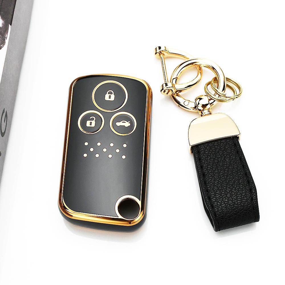 2/3 Buttons Tpu Car Key Cover Case Shell Fob Holder Bag Protector For Honda Accord Civic Crv Fit 2006 -  Accessories