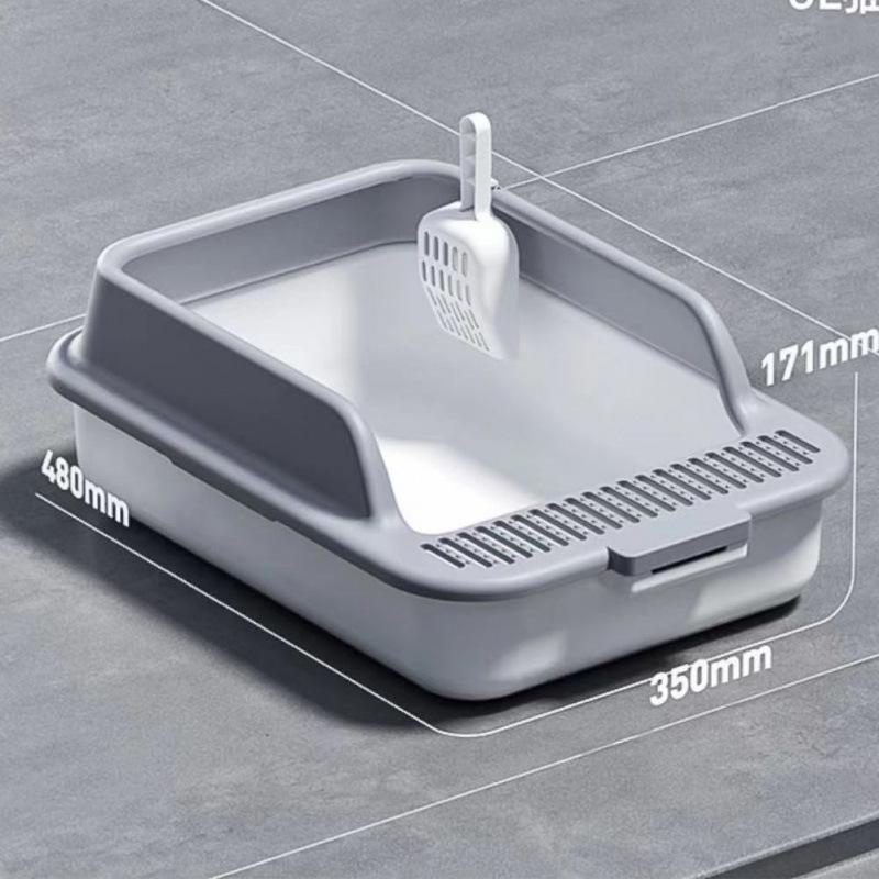 Kryta kuweta dla kota z wejściem od góry - Odporna na zachlapania i zapachy