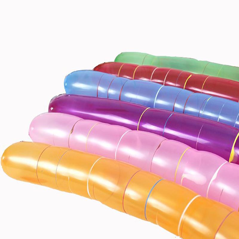50/100Pcs Mixed Color Long Latex Rocket Balloon Flying Squeaking Party Decor