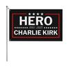 RIP Charlie Kirk Flag A True Patriotic Commemorative Flag 3×5FT Outdoor Double Sided Banner for Garden Patio Balcony Fence Decor