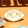 Multipurpose Creative Oval Eye Shaped Jewelry Tray Sturdy Ceramic Rings Holder Accessory for Fashionable Women Ladies