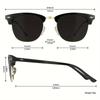 Polarized Sunglasses for Men and Women Semi Framed Car Sunglasses