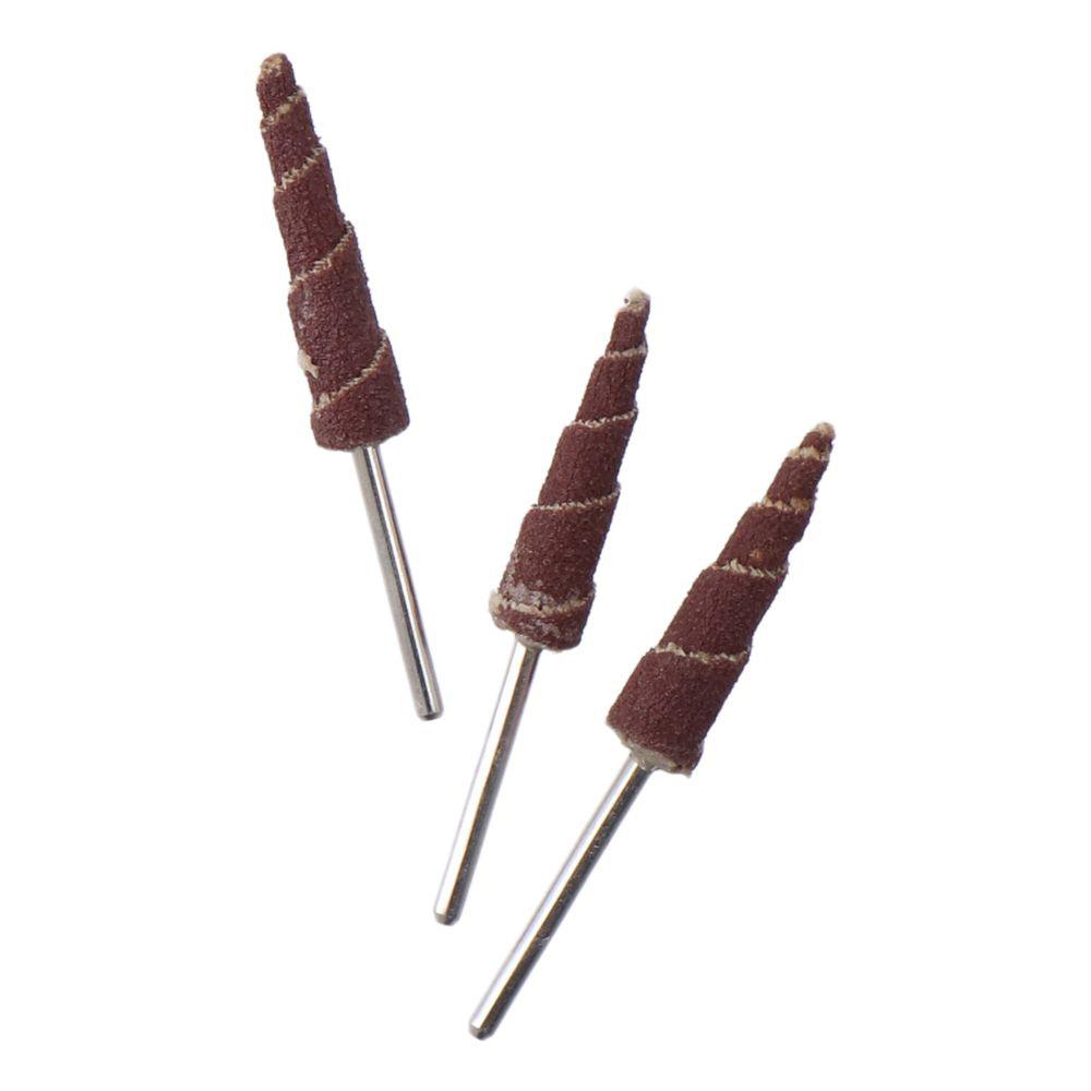 1/20pcs 3x10mm Sandpaper 80 Grit Gauze Sharp 1/8" Shank Abrasive Grinding and Polishing