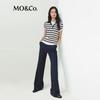 MO&Co. C+ Series Striped Polo Knit Top