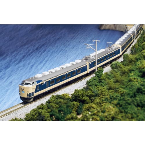 KATO N Gauge 581 Series Slit Typhoon 7-Car Basic Set 10-1717 Model Train