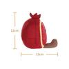 Apricot Lamb Delicious Pomegranate Plush Toy, Soft, Cute, and Fluffy, 12cm, Suitable for Boys and Girls