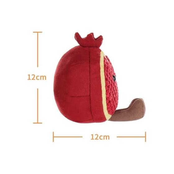 Apricot Lamb Delicious Pomegranate Plush Toy, Soft, Cute, and Fluffy, 12cm, Suitable for Boys and Girls
