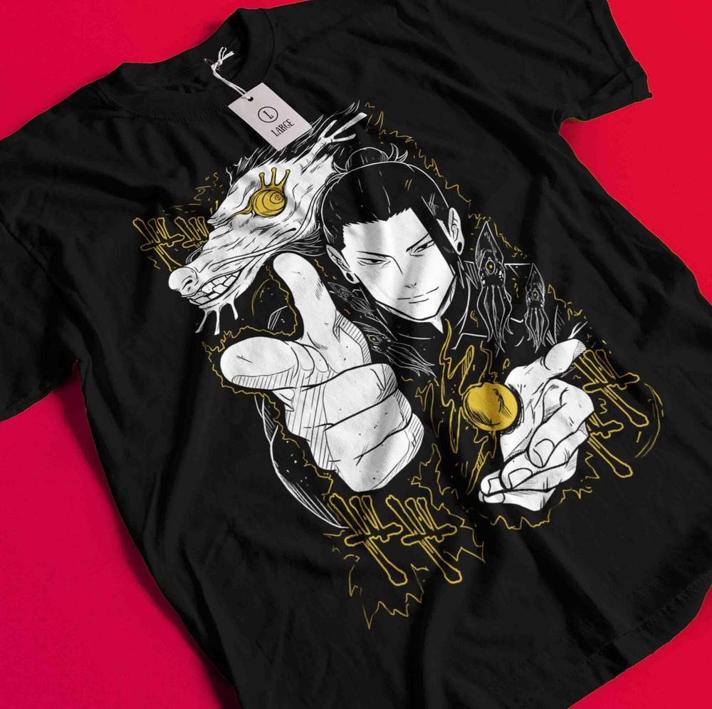 

Geto Suguru T-Shirt Gojo Satoru Shirt Jujutsu Kaisen Tshirt Toji Tee Sukuna Toji BB1378 2XL