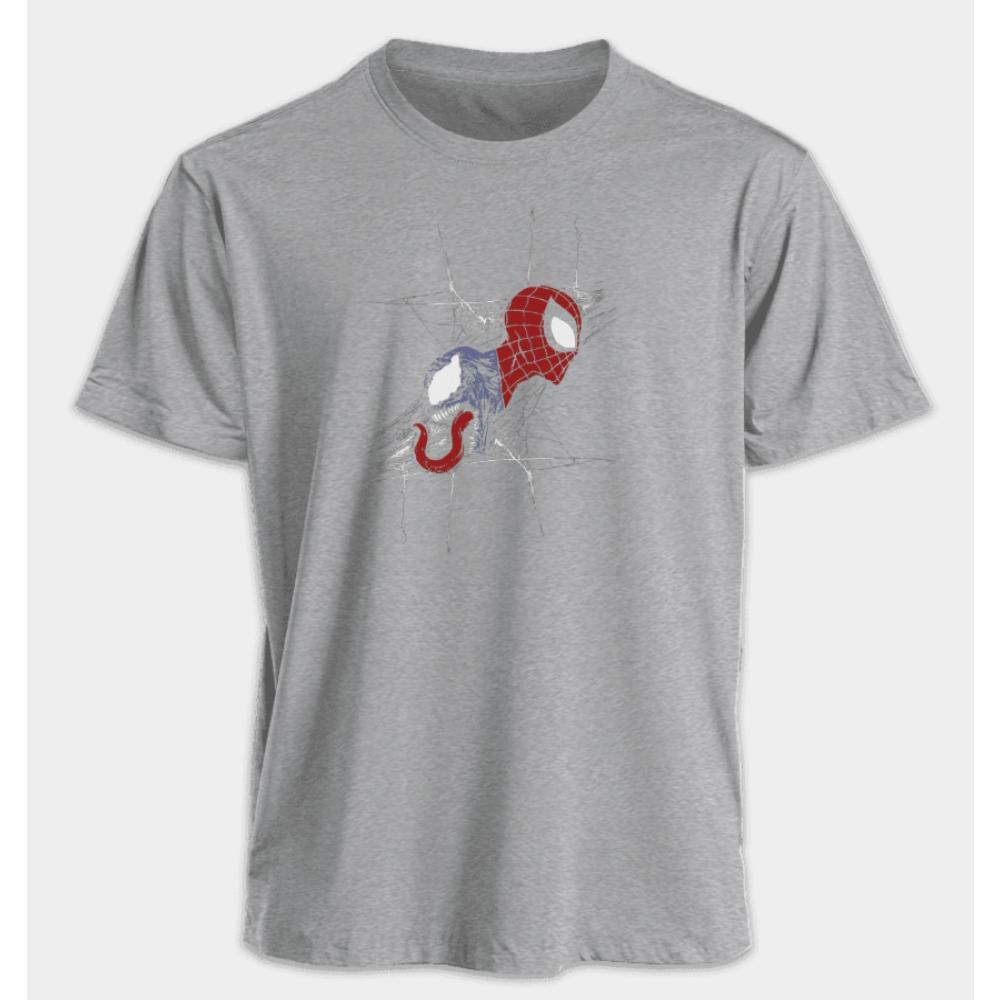 Men's and Women's T-shirts Spider-Man Venom Summer American Spring and Autumn Sporty Punk Harajuku Fashion Short Sleeves