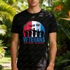 Thank You Veterans TShirt Salute Soldier Silhouette Patriotic Casual Cotton Tee Retro Veterans Day Tops Classic Mens Clothing