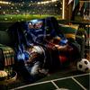 Game Fighter In Action Blanket Lightweight Ideal Bedding Blanket Perfect for Travel, Camping, Living Rooms, Offices, Sofas, Fan Christmas gift