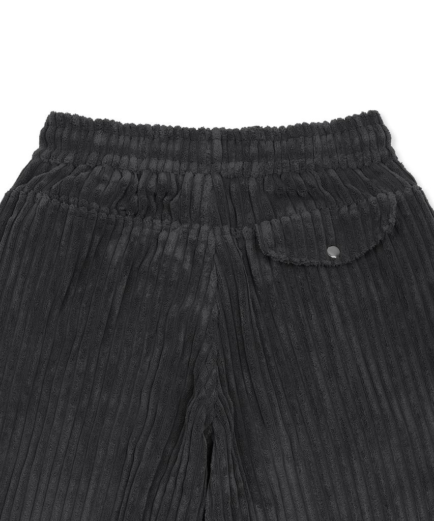 GLACK Gp152 Big Corduroy Easy Pants (Black)