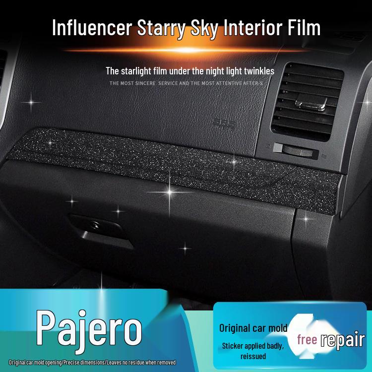 Matowa folia Starry Sky do modyfikacji wnętrza Mitsubishi Pajero 2016-2020