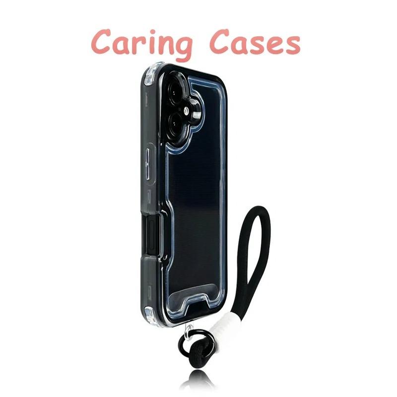 

Чохол для iPhone 17 Pro Max Прозорий Градієнтний Зелений Ударостійкий Ремінець Сумісний з iPhone 16 15 14 13 12 11 iPhone 11 прозорий колір чорний