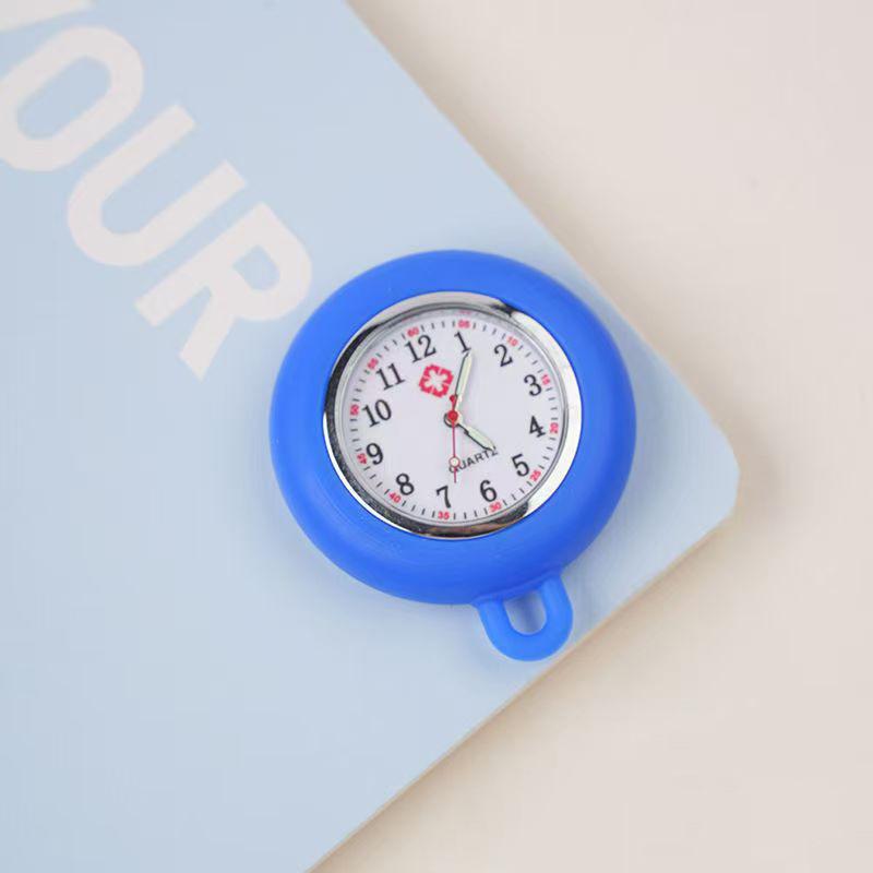 

Nurse Doctor Unisex Colourful Silicone Pocket Watches Clock Head Face Parts For Badge Reel Keychains Lanyards Key Rings Rope синій
