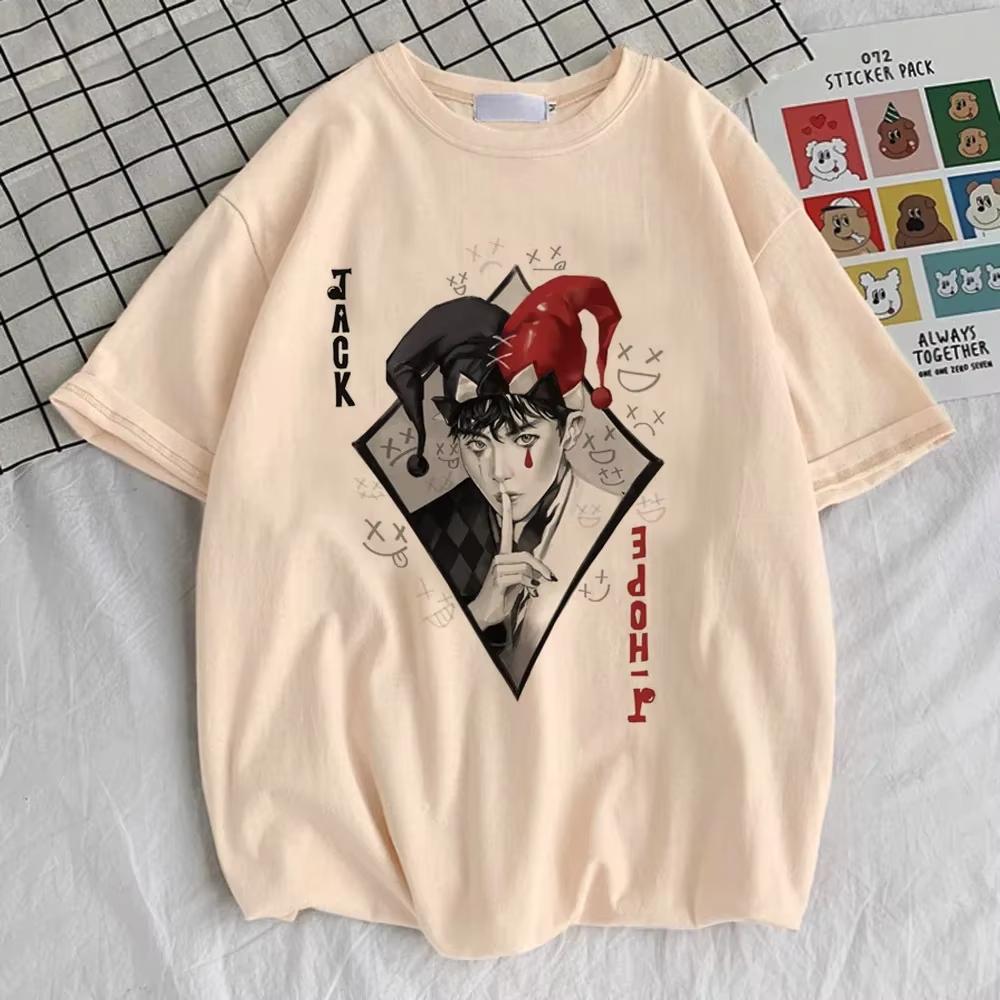 Jhope T-shirt Women Comfortable Pop Culture Korean Clothes Graphic T Shirt Colorful Comfortable Classic Breathable Grunge Anime
