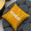 Kohler Cushion Cover Reversible Plush Pillow Cover – For car, sofa, bedroom, perfect as a gift.