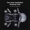 Car Sticker 2025 New 2Pcs Car Door Welcome Light LED HD Projector Lamp Decoration For Skoda Octavia Kodiaq Enyaq iV Kamiq Scala