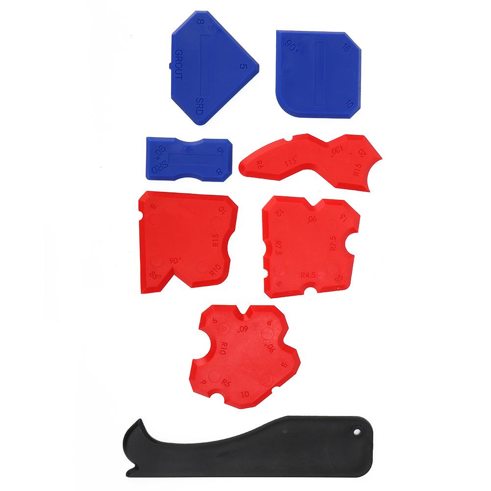 

8 шт. Силиконовый герметик шпатель-распределитель скребок набор ручных инструментов для удаления затирки