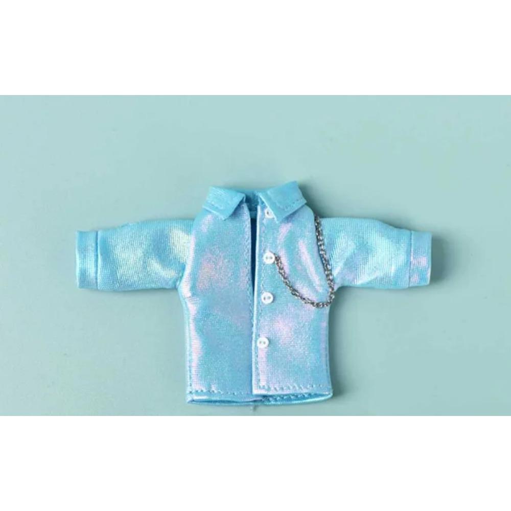 OB11 Baby Accessories Clothes for Baby Laser Bar Sets T-Shirts Jackets and Jeans Furniture for Dolls 1/12 Cool Anime Toys