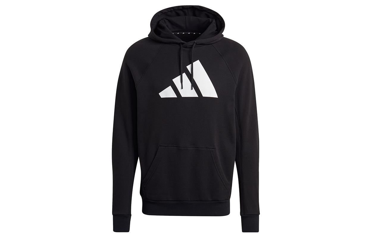 Adidas Sweatshirts Men s Black Hooded Moderate Regular GM6458 S