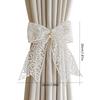 Curtain Tieback Beautiful Bow Lace Holder Hook Buckle Fashion Decorative Pretty Clip Polyester S8K5