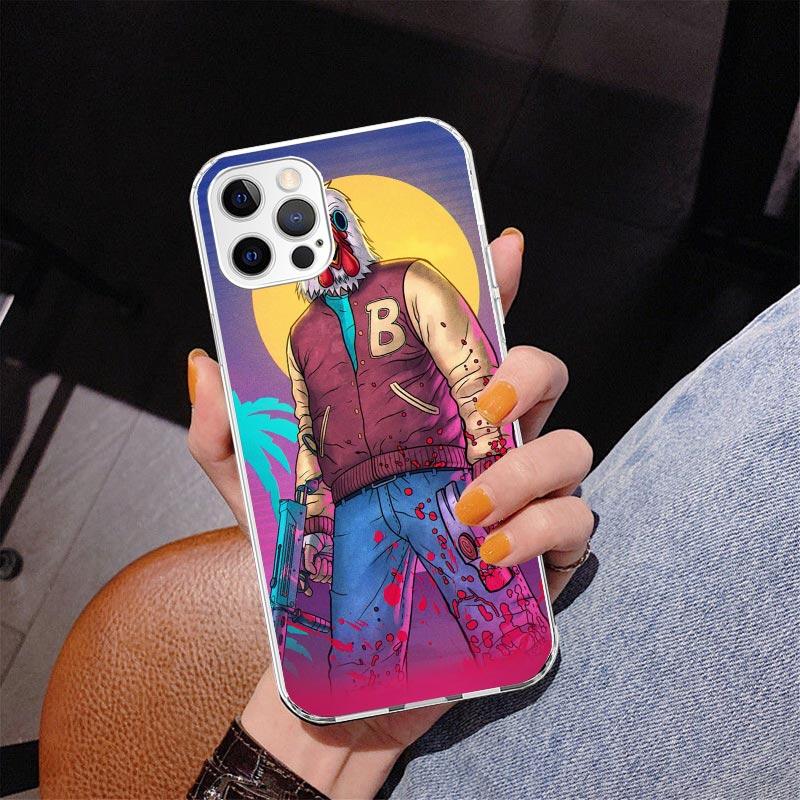 Game Hotline Miami Phnoe Case for Iphone 17 Air 16 16E 11 12 13 Mini 14 Plus 15 Pro Max 7 8 + SE 2020 Phone Cover Coque