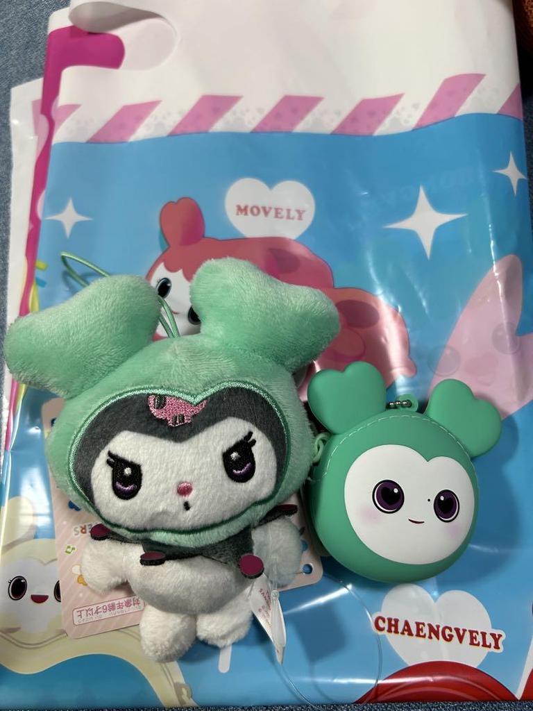[USED] TWICE GIGO Plush Toy Sanrio Mascot Miburima Kuromi
