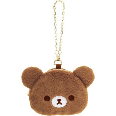 Rilakkuma Plush Coin Case Chairoikoguma CK70601 H100 X W135 X D10mm San-X "Aokogu's Stayover"