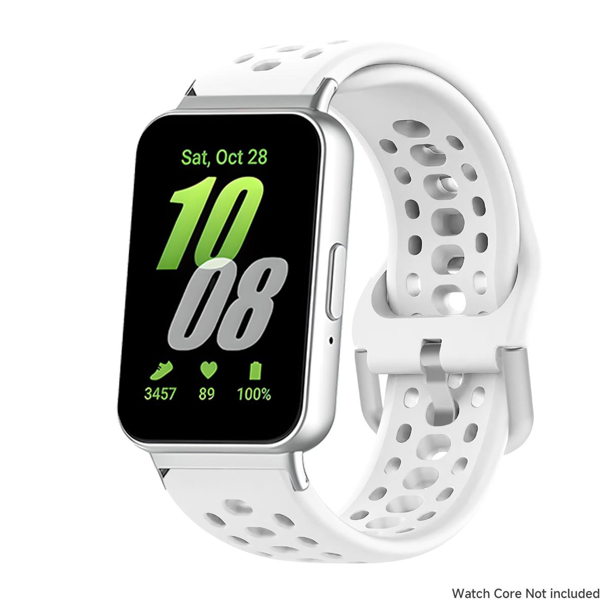 

Силиконовый ремешок с отверстиями для Samsung Galaxy Fit 3 Браслет Замена Спортивный ремешок для Galaxy Watch Fit 3 Аксессуары для ремешка for Galaxy Fit 3