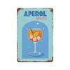 Vintage Fruit Juice Mojito Aperol Spritz Posters and Sangria Drink Negroni Metal Tin Sign Plaque Club Bar Home Decor Wall Pla