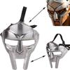 Roman Gladiator Mask Mad Villain Viking Steel Silver Armor Replica Medieval