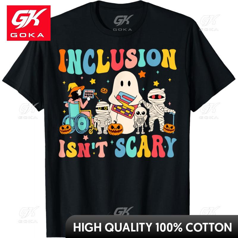 

Tolerance Is Not Scary Teacher Skeleton Ghosts Are Cute Halloween Unisexs and Womens Tshirts Funny Vintage Graphic T Shirts S