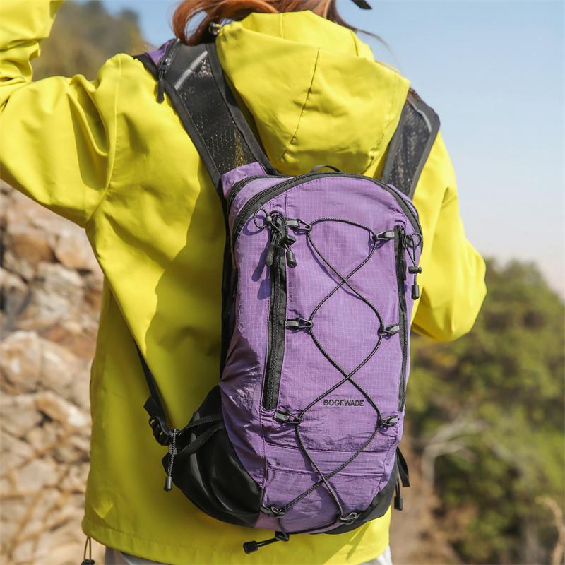 Outdoor Sports Lightweight Mountaineering Bag Large Capacity Riding Backpack Color Block Backpack