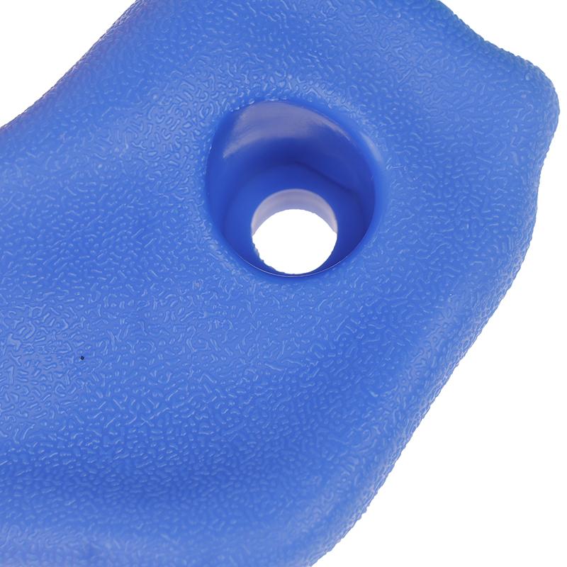 5Pcs Double Hole Plastic Rock Climbing Holds Toys For Boys Games Child Wood Wall Climbing Stones Random Color Outdoor Sports Toy